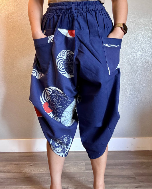 Unisex Cotton Shorts - Blue Sunny