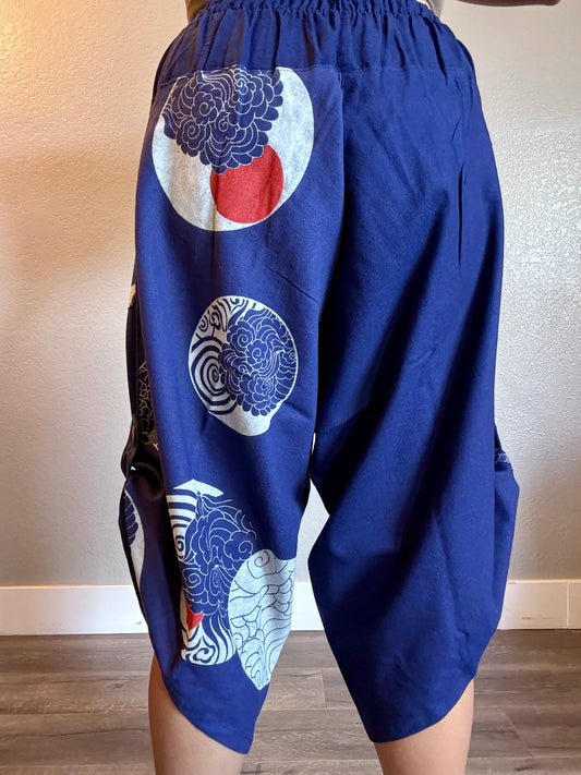 Unisex Cotton Shorts - Blue Sunny