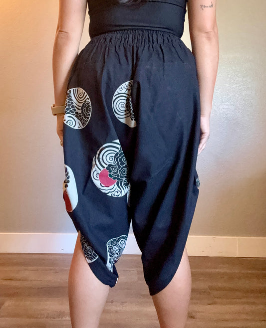 Unisex Cotton Shorts - Black Sunny