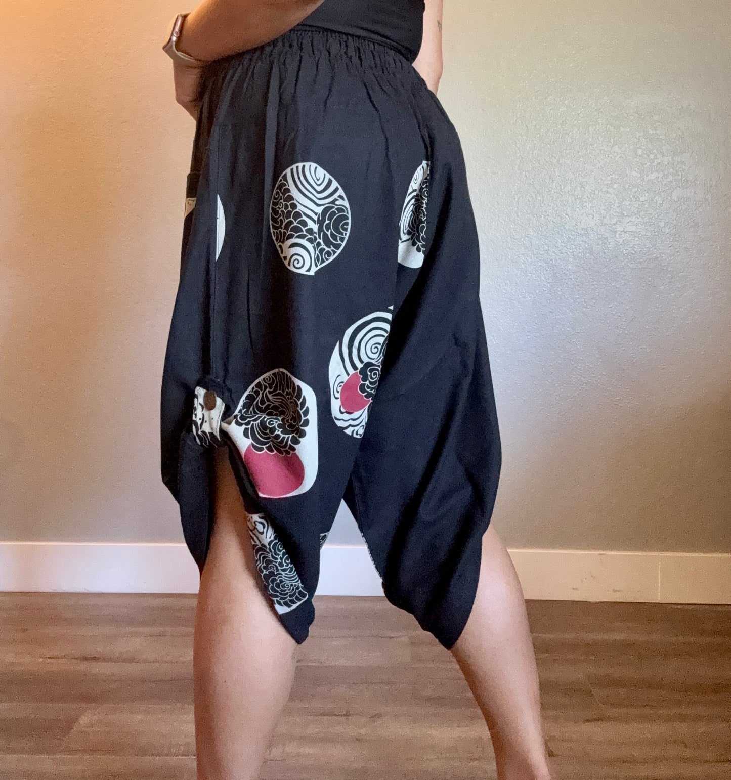 Unisex Cotton Shorts - Black Sunny