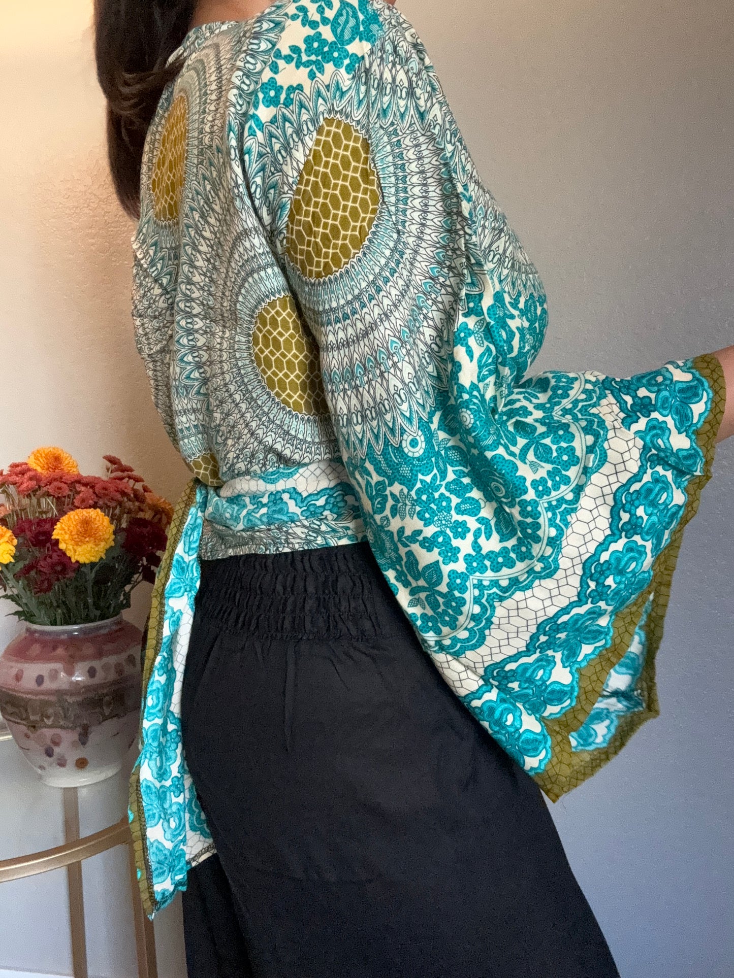 Mint Joy Wrap Around Top