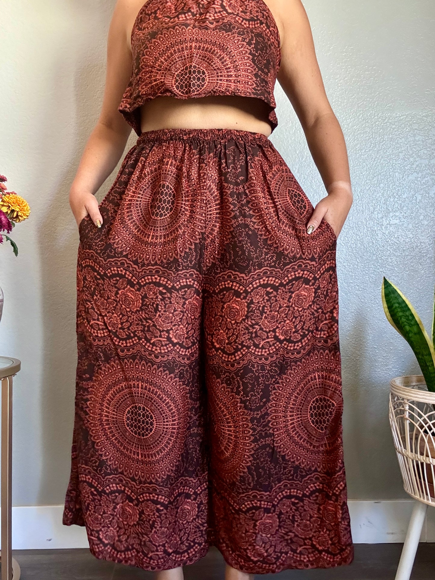 Brown Hearty Pants with Pockets