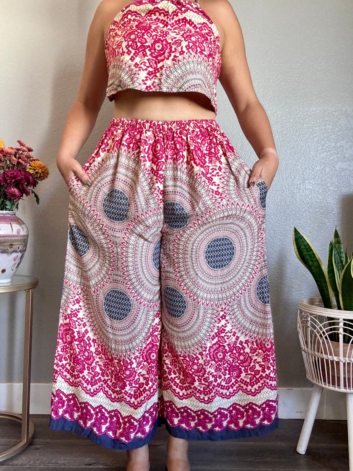 Pink Joy Pants with Pockets