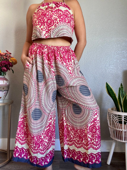 Pink Joy Pants with Pockets