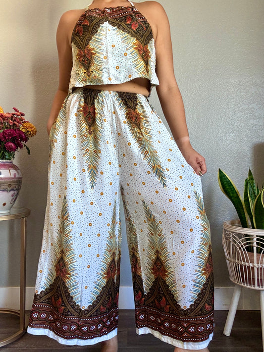 White Freedom Pants with Pockets