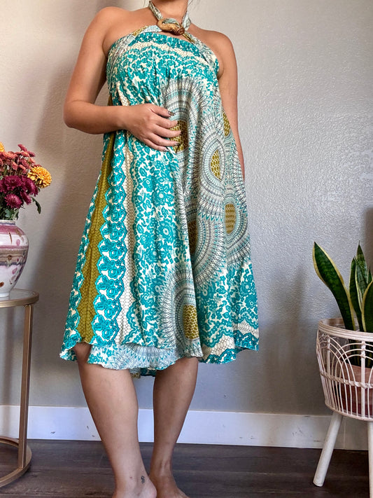 Mint Joy Skirt / Dress with Coconut Shell