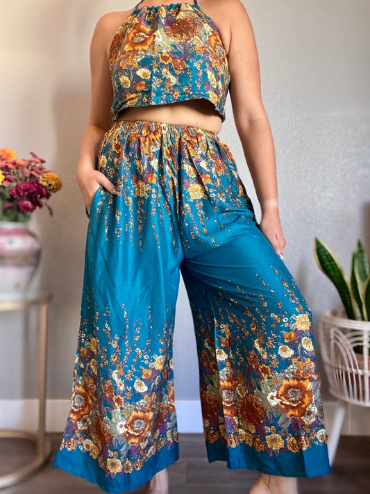 Teal MerryPants with Pockets