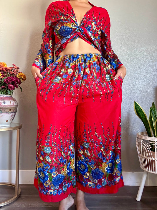 Red MerryPants with Pockets