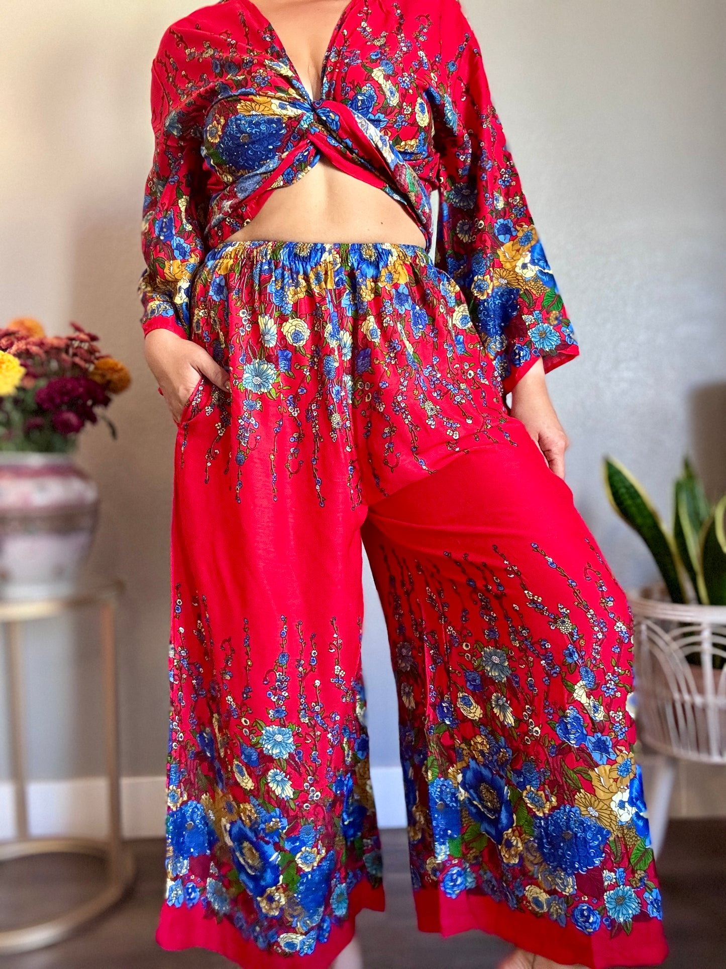 Red MerryPants with Pockets