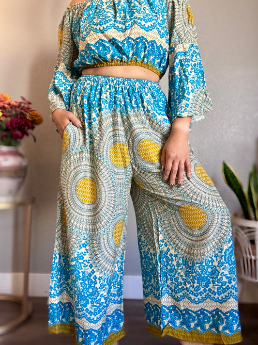 Blue Joy Pants with Pockets