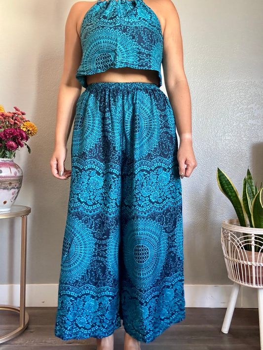 Blue Hearty Pants with Pockets