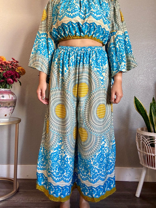 Blue Joy Pants with Pockets