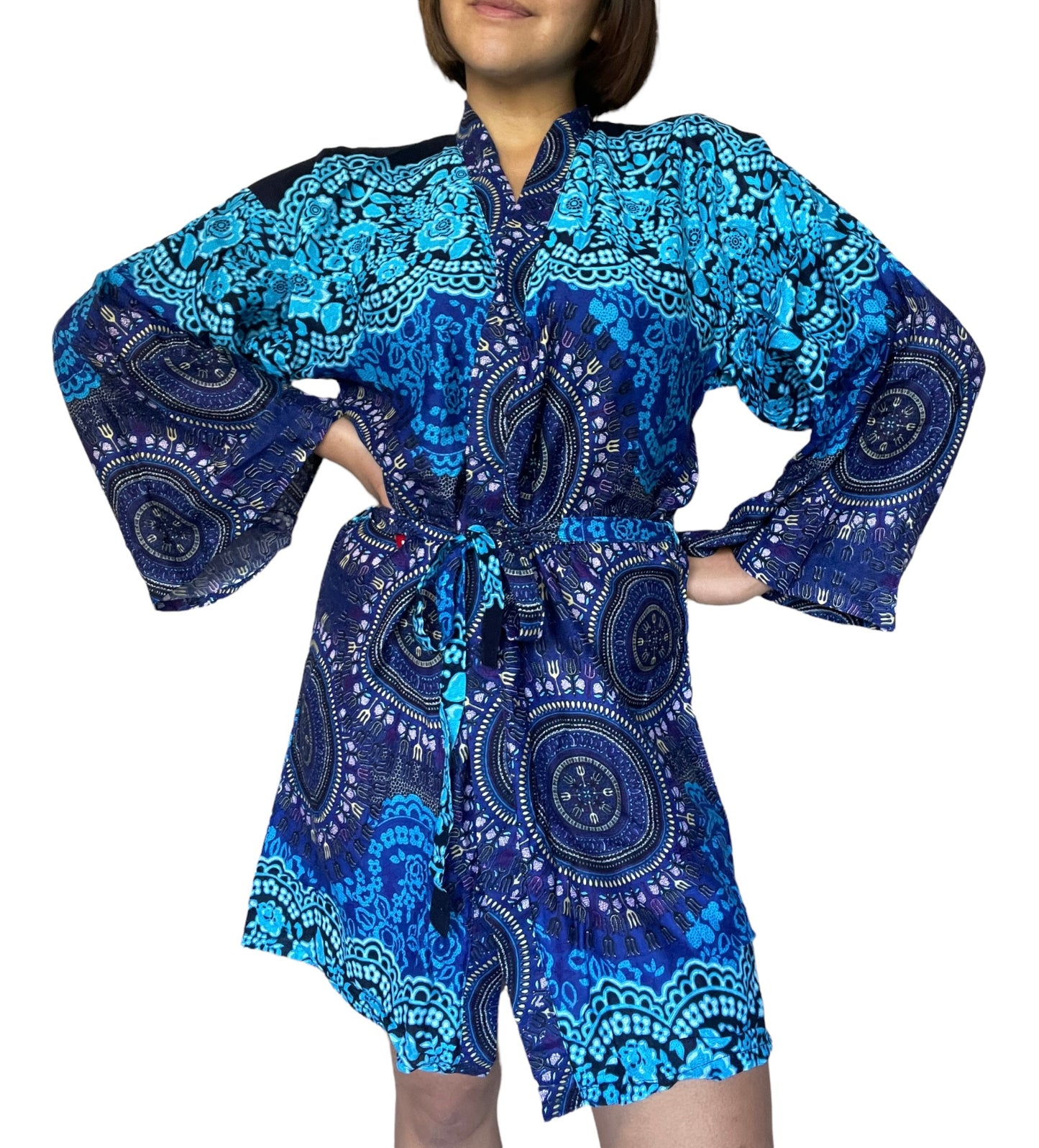 Royal Blue Kimono Robes x